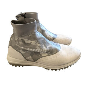 NIke 7.5 Lunar Vaporstorm $229 Golf Shoes Cleats Waterproof Sneakers Boots Gray